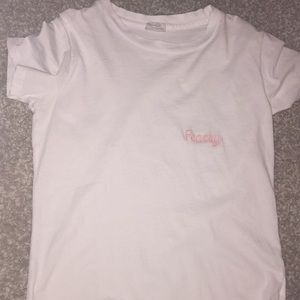 Peachy brandy Melville shirt